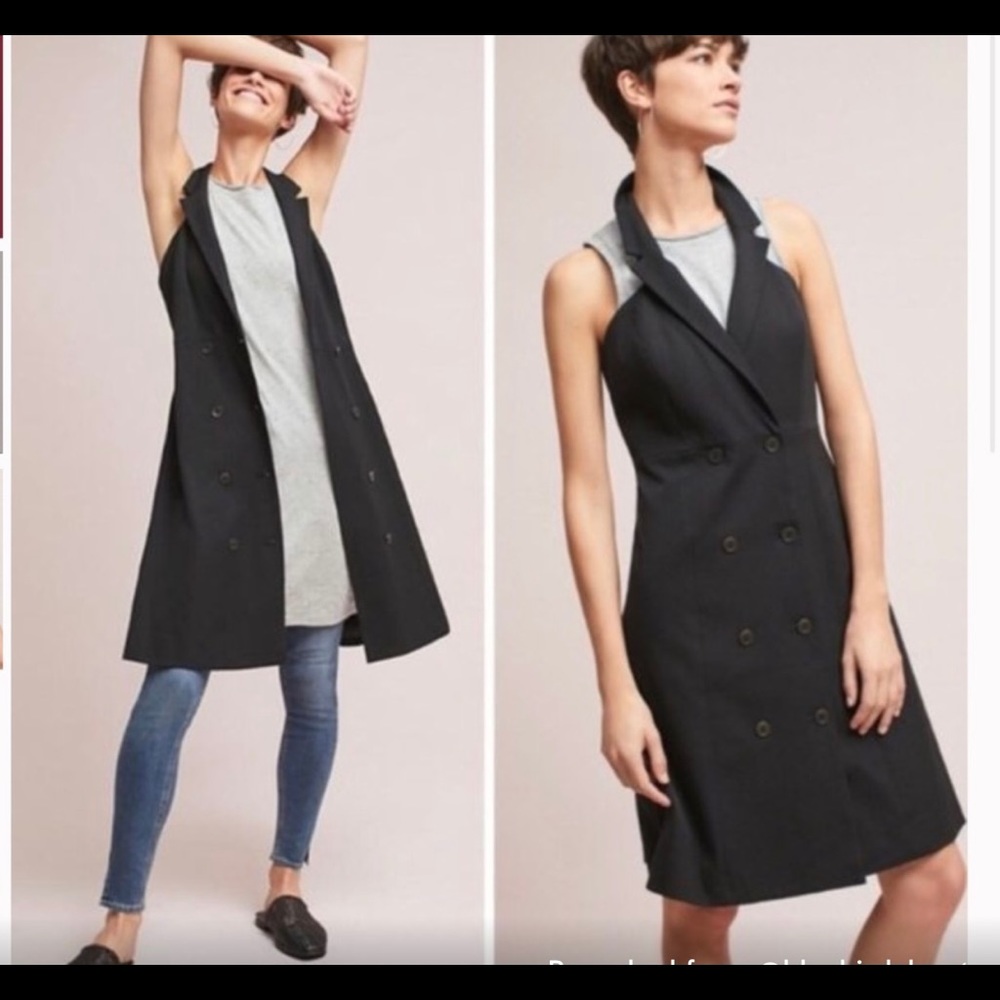 ANTHRO Maeve Loretta Vested dress